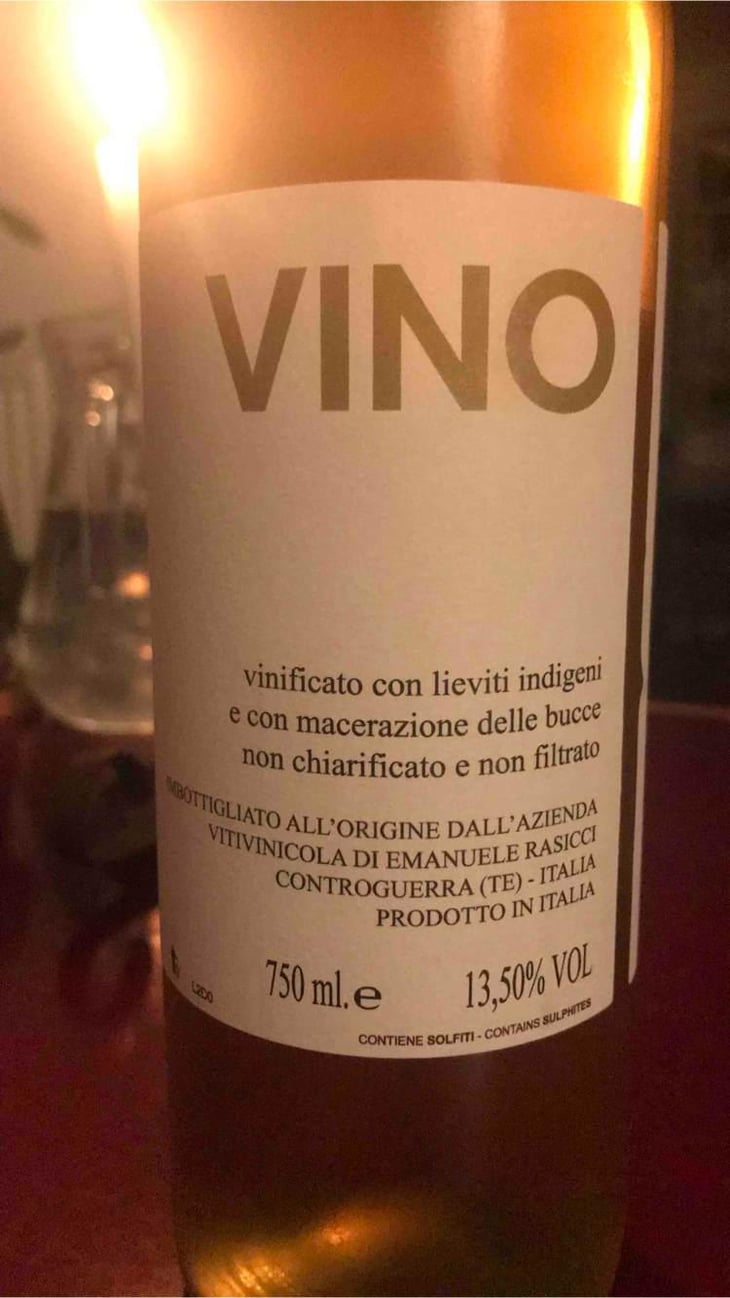 Vino Bianco - Cantina Rasicci - Emanuele Rasicci 