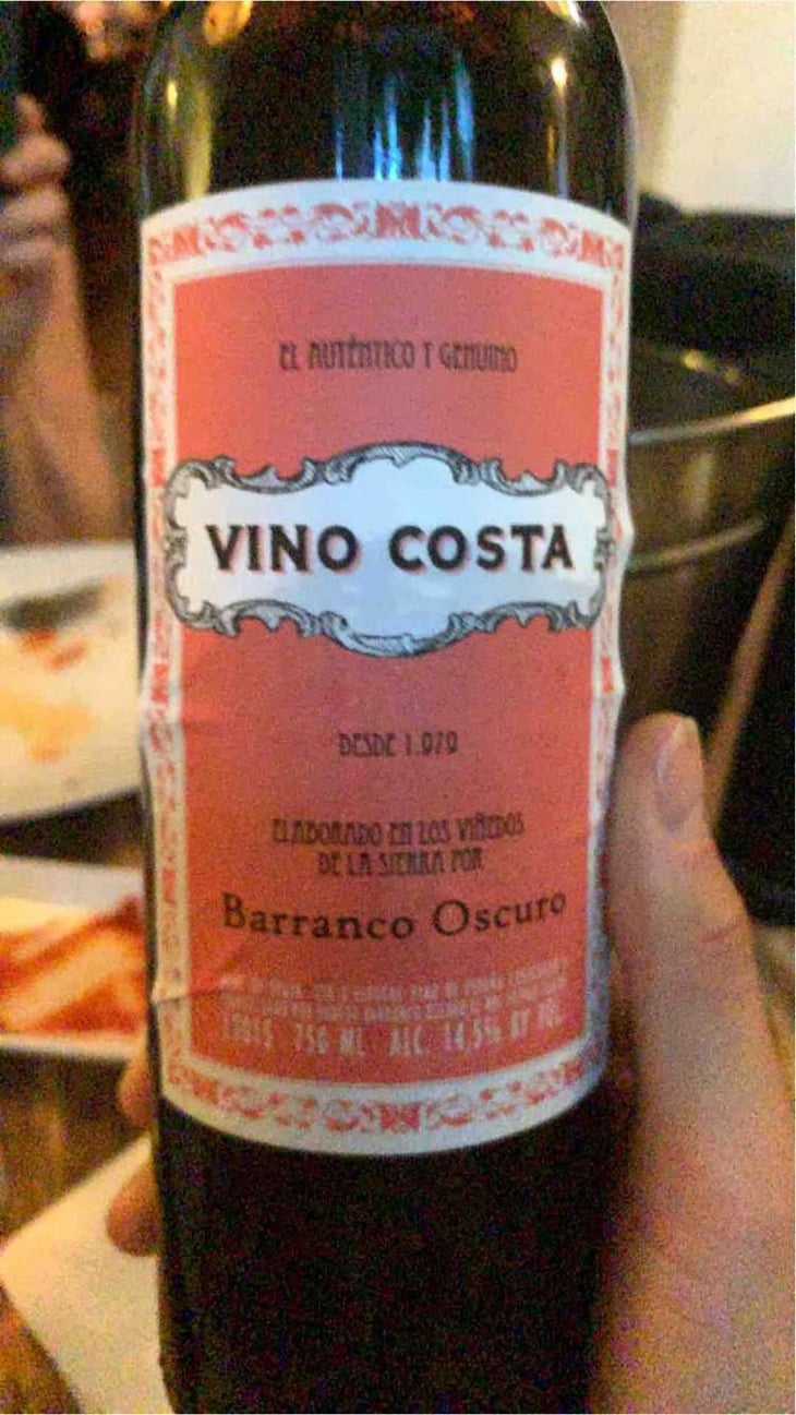 Vino Costa - Barranco Oscuro - Manuel & Lorenzo Valenzuela 