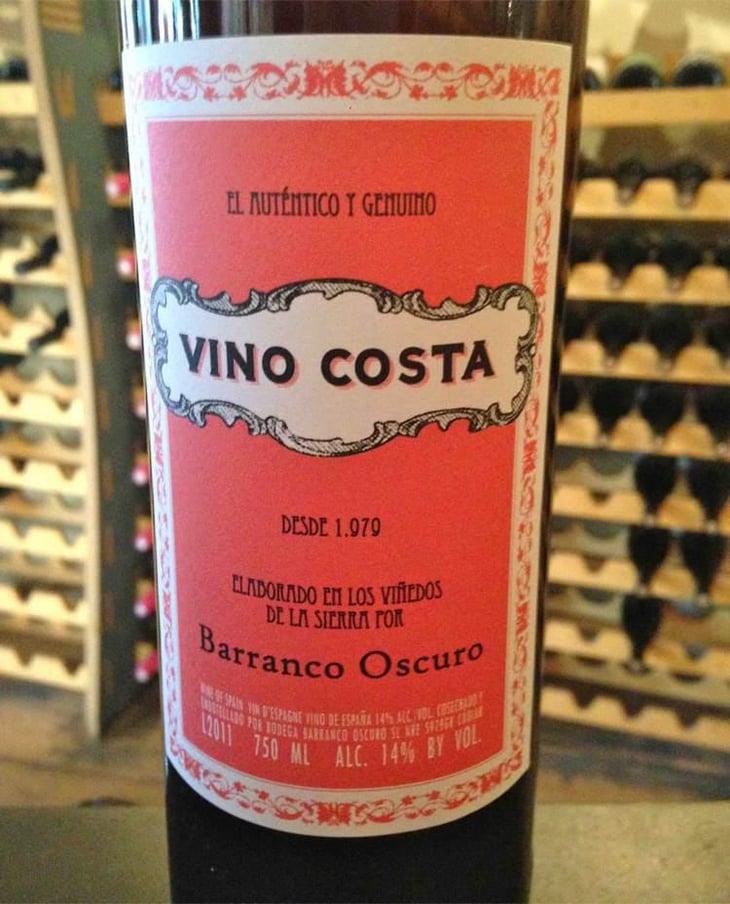 Vino Costa - Barranco Oscuro - Manuel & Lorenzo Valenzuela 