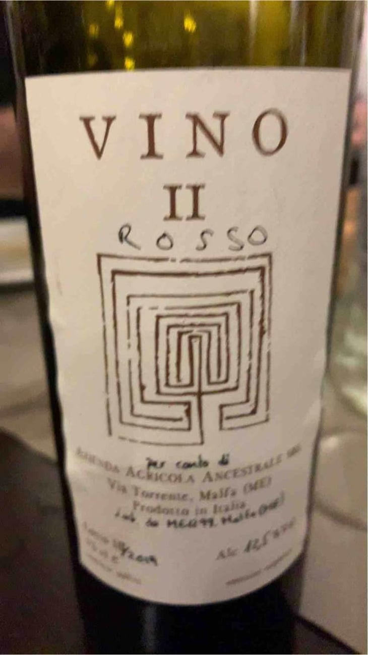 Vino II Rosso - Azienda Agricola Ancestrale - Antonino Caravaglio & Giuseppe Mascoli 