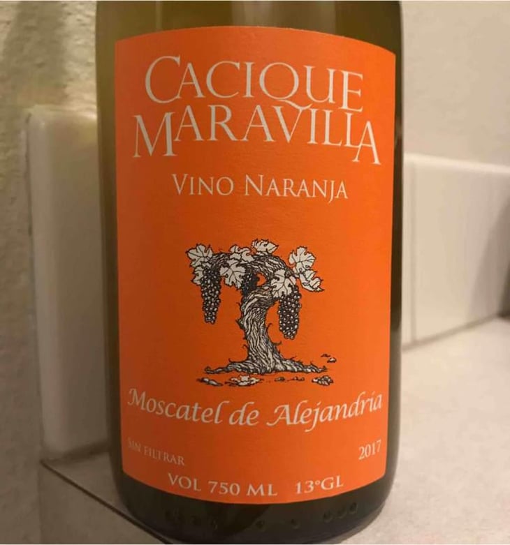 Vino Naranja Moscatel, Corinto - Cacique Maravilla - Manuel Moraga 
