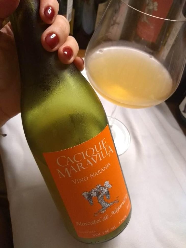 Vino Naranja Moscatel, Corinto - Cacique Maravilla - Manuel Moraga 