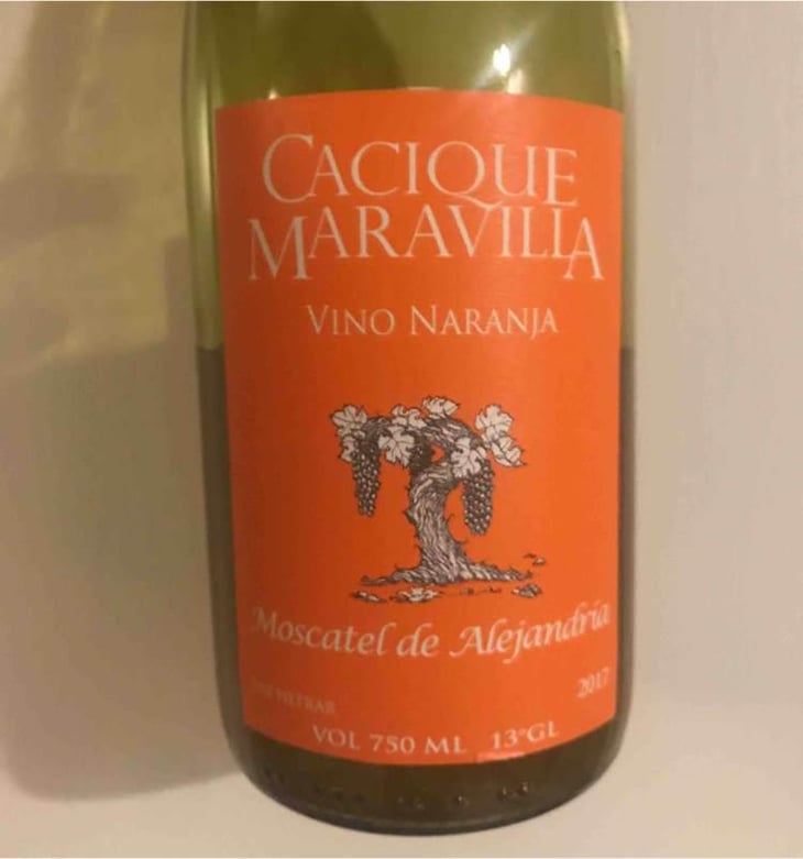 Vino Naranja Moscatel, Corinto - Cacique Maravilla - Manuel Moraga 