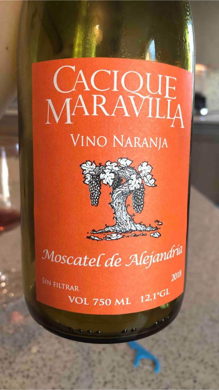 Vino Naranja Moscatel, Corinto - Cacique Maravilla - Manuel Moraga 