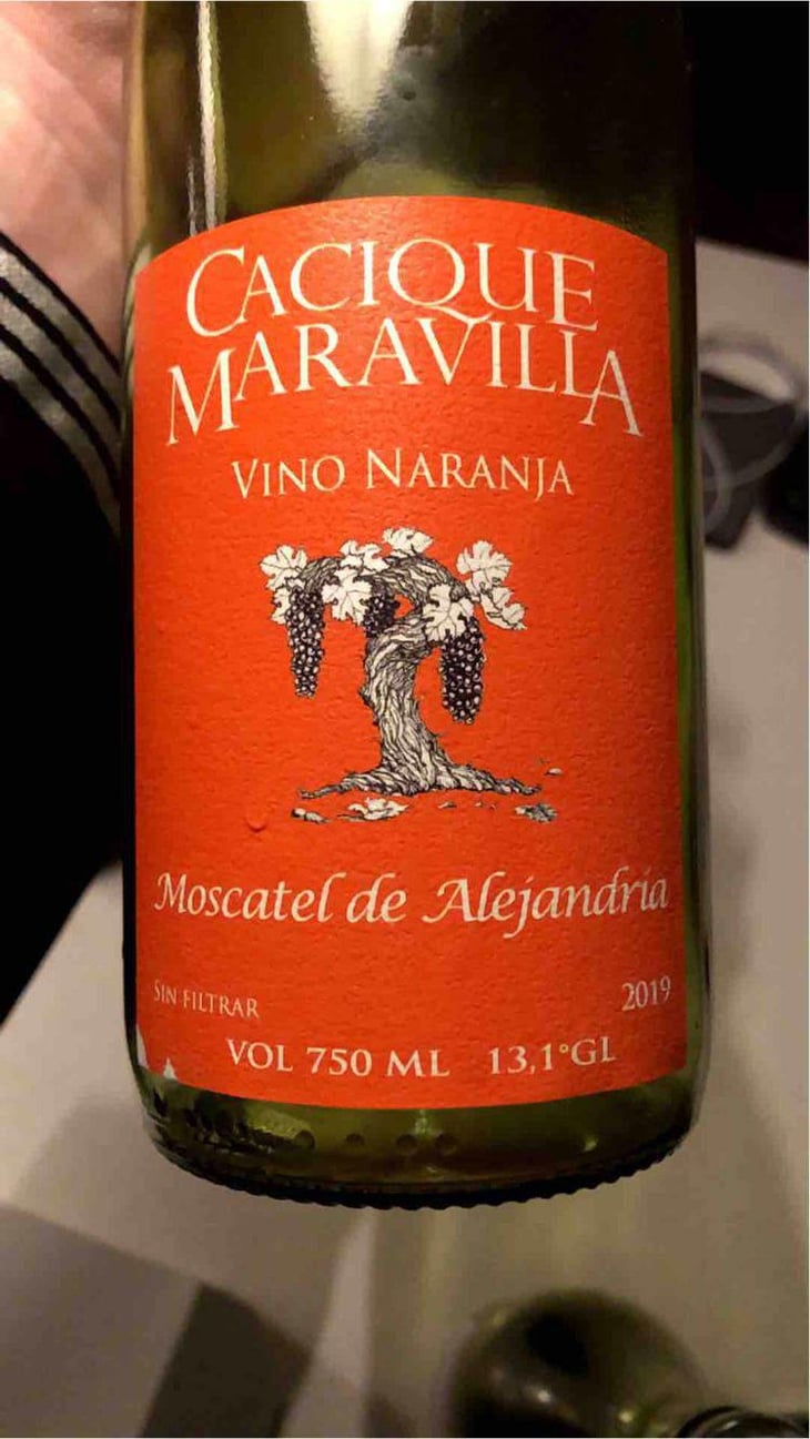 Vino Naranja Moscatel, Corinto - Cacique Maravilla - Manuel Moraga 