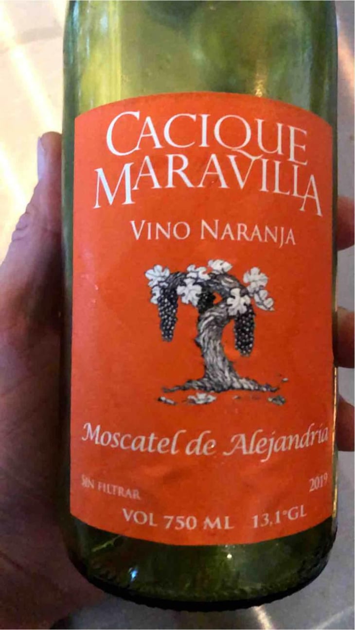 Vino Naranja Moscatel, Corinto - Cacique Maravilla - Manuel Moraga 