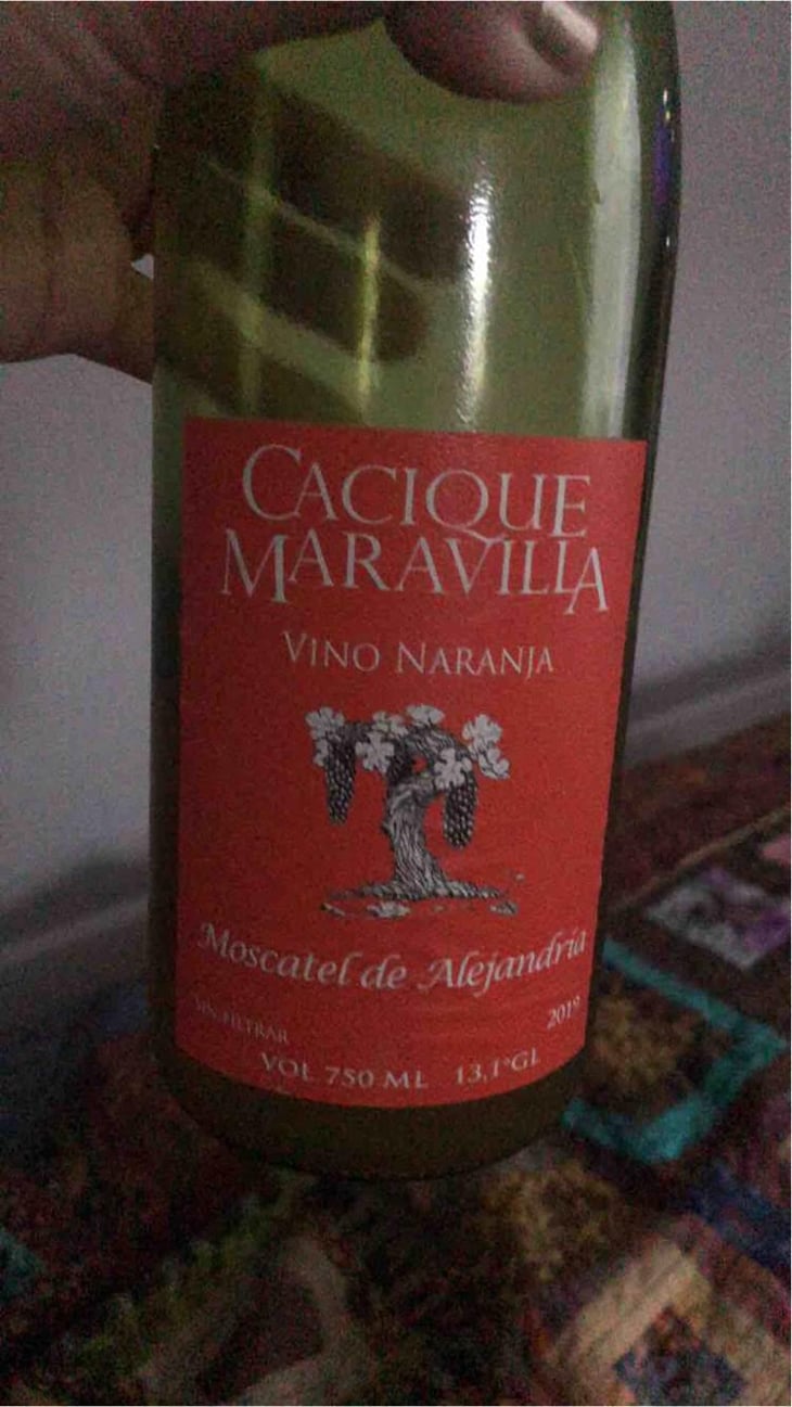 Vino Naranja Moscatel, Corinto - Cacique Maravilla - Manuel Moraga 