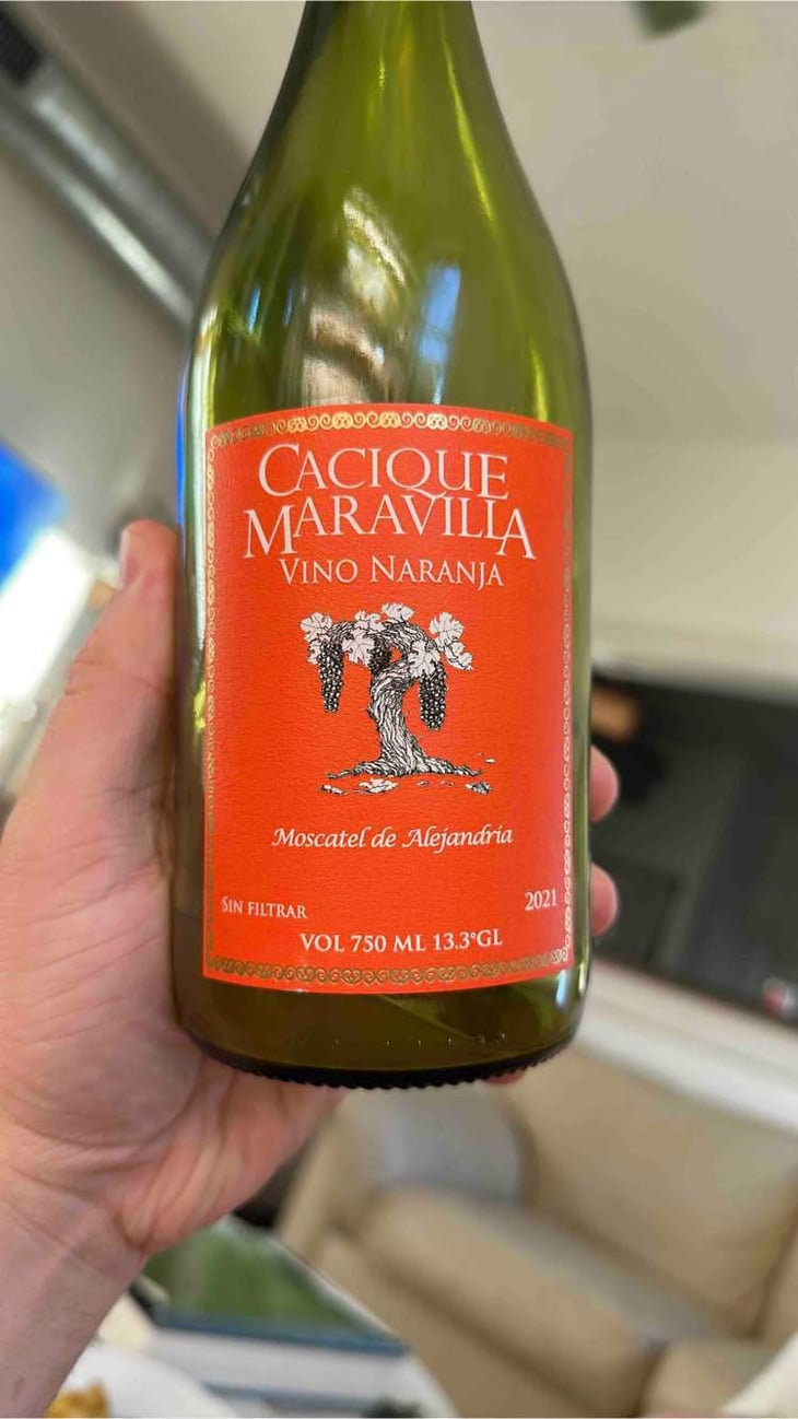 Vino Naranja Moscatel, Corinto - Cacique Maravilla - Manuel Moraga 