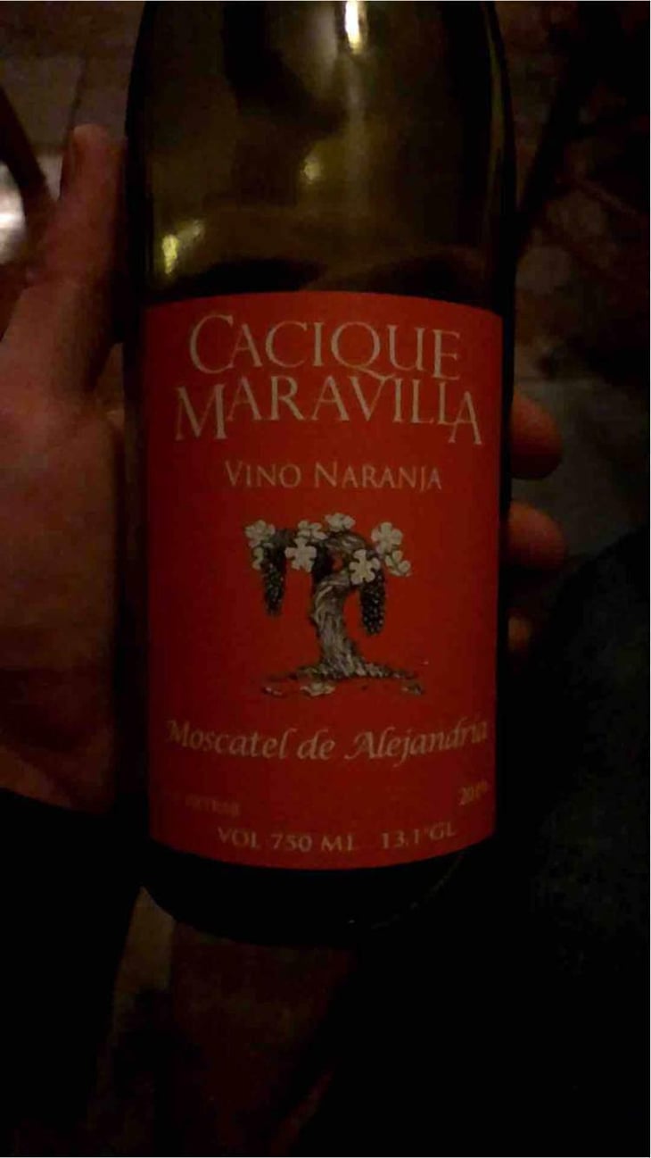 Vino Naranja Moscatel, Corinto - Cacique Maravilla - Manuel Moraga 