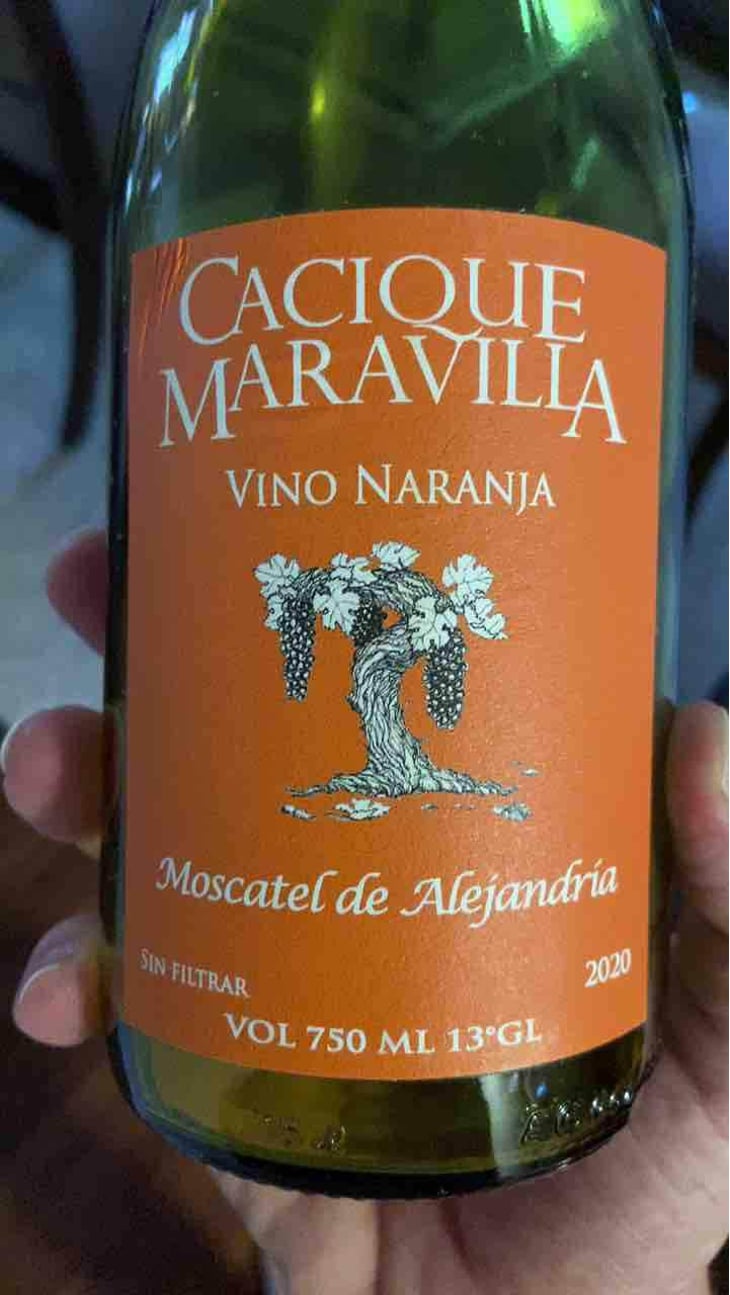 Vino Naranja Moscatel, Corinto - Cacique Maravilla - Manuel Moraga 