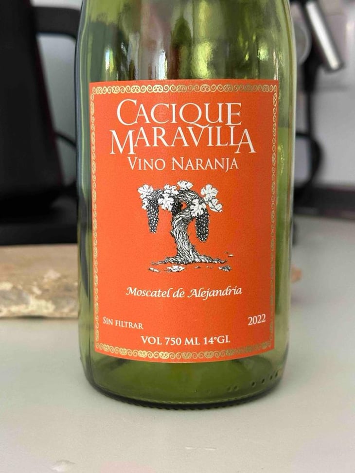 Vino Naranja Moscatel d'Alejandría - Cacique Maravilla - Manuel Moraga 