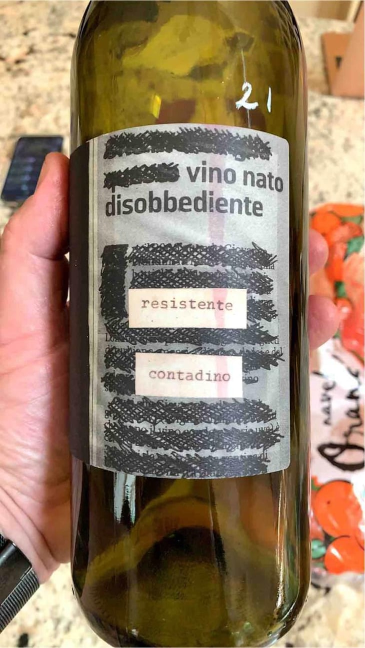 Vino Nato Disobbediente Resistente Contadino - Monte dall'Ora - Alessandra Zantedeschi & Carlo Venturini 
