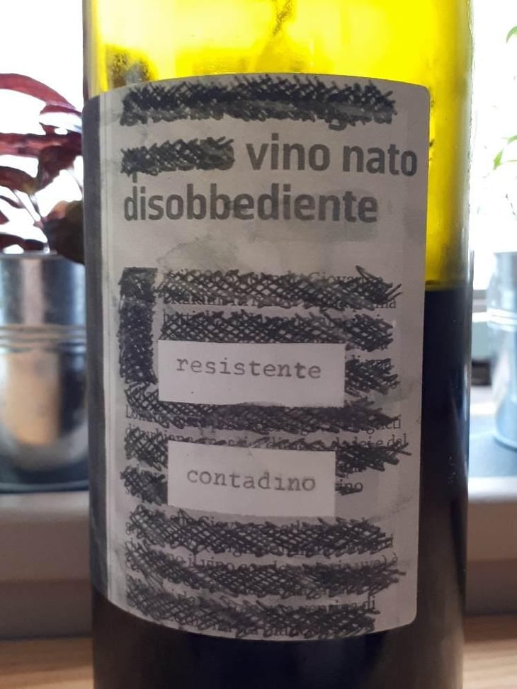 Vino Nato Disobbediente Resistente Contadino - Monte dall'Ora - Alessandra Zantedeschi & Carlo Venturini 