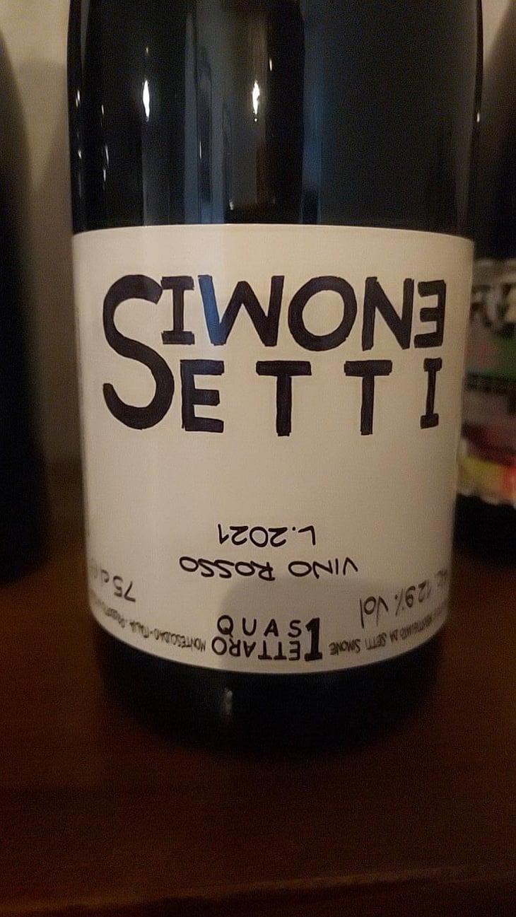Vino Rosso 2017 - Azienda Agricola Setti Simone - Quasi 1 ettaro - Simone Setti 