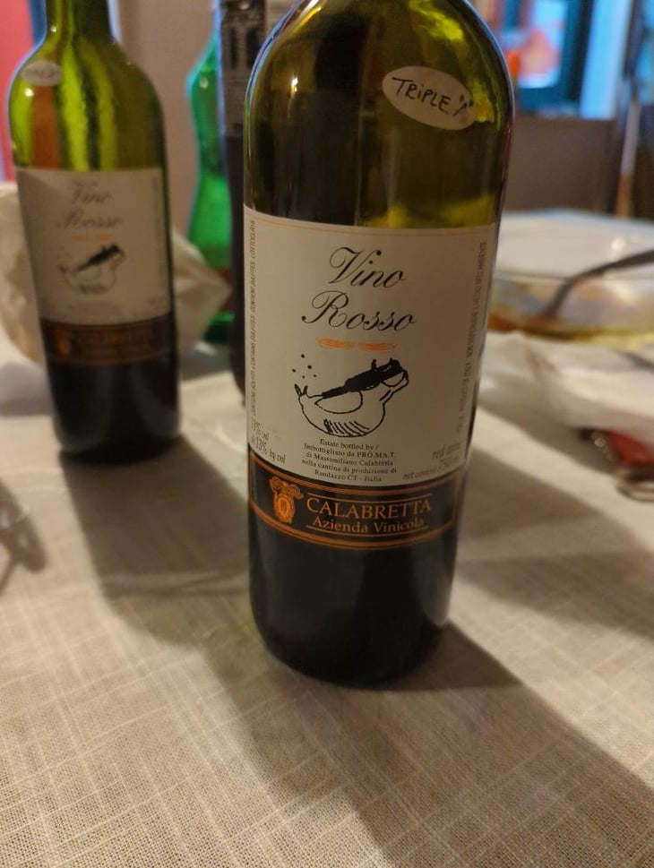 Vino rosso Cala Cala - Azienda Vinicola Calabretta - Massimiliano Calabretta 