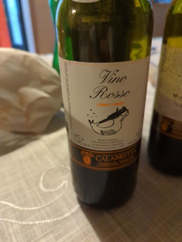 Vino rosso Cala Cala - Azienda Vinicola Calabretta - Massimiliano Calabretta 
