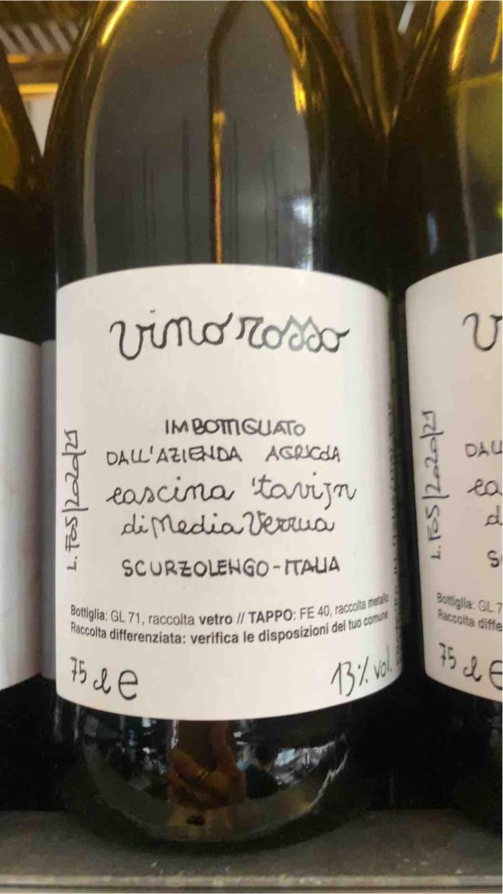Vino Rosso - Cascina Tavijn - Nadia Verrua 