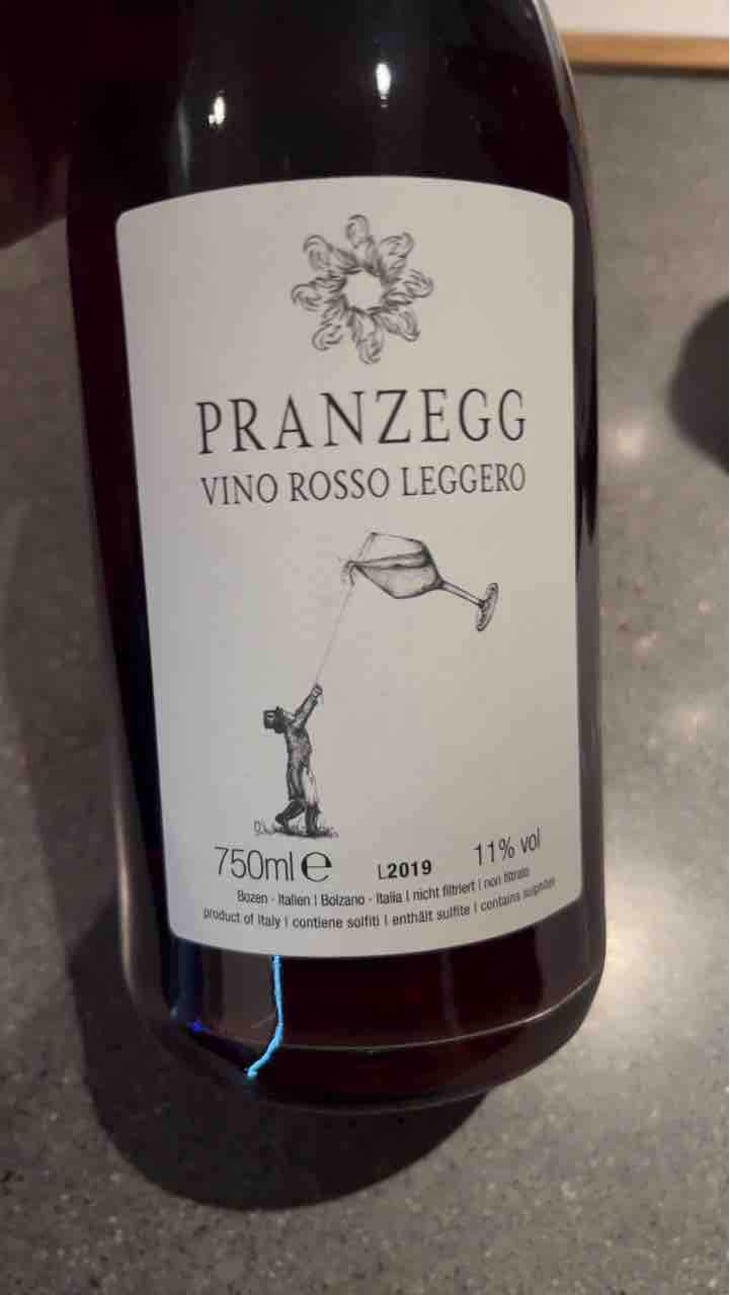 Vino Rosso leggero - Pranzegg - Marion & Martin Gojer 