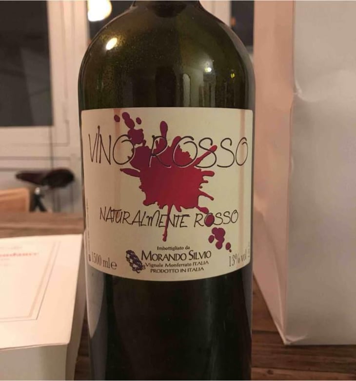 Vino Rosso Naturalemente Rosso - Azienda Agricola Silvio Morando - Silvio Morando 
