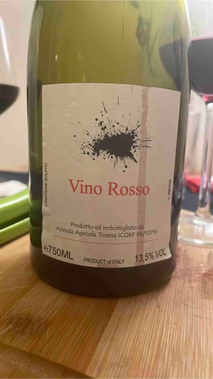 Vino Rosso - Azienda Agricola Tinessa - Marco Tinessa -2020