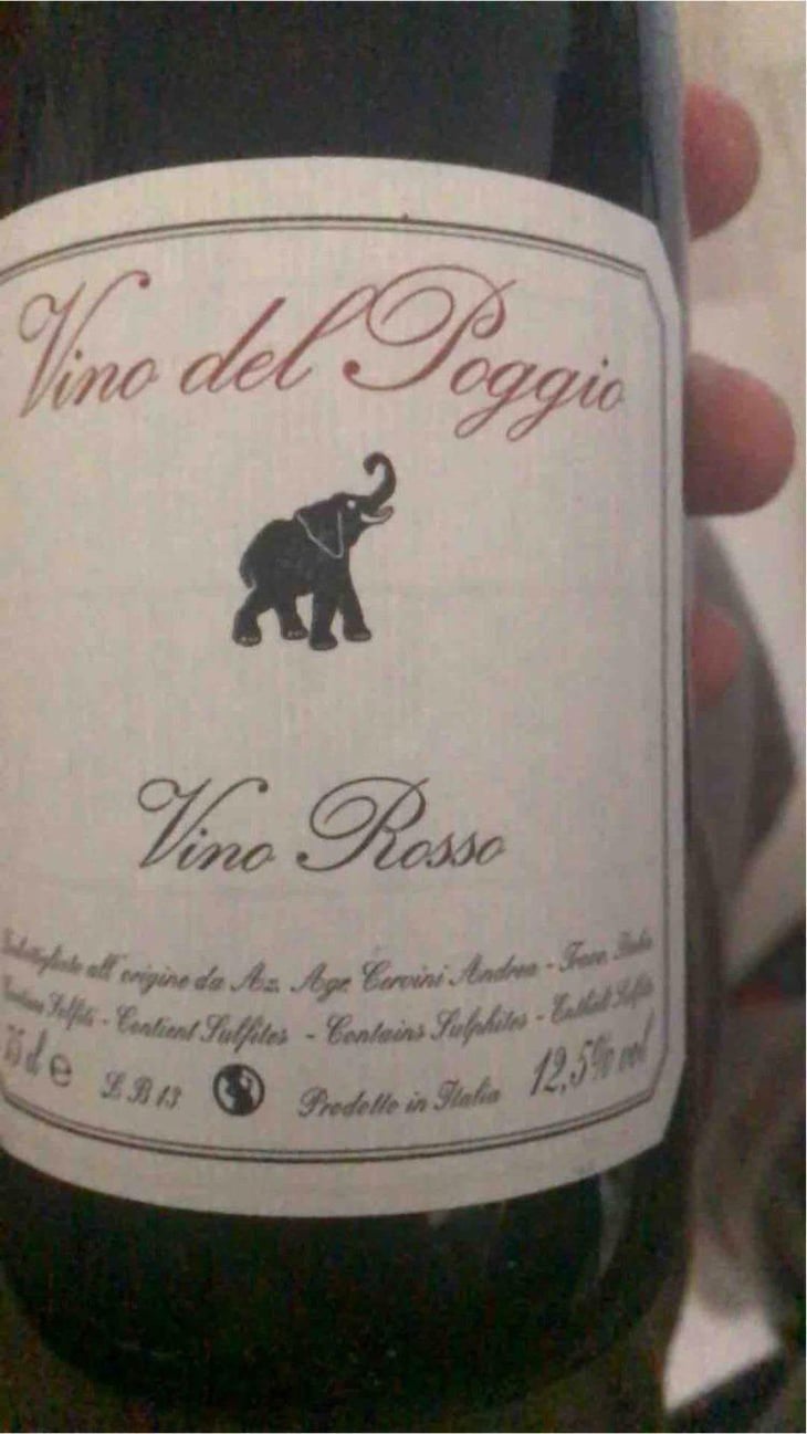 Vino Rosso - Vino del Poggio - Andrea Cervini 