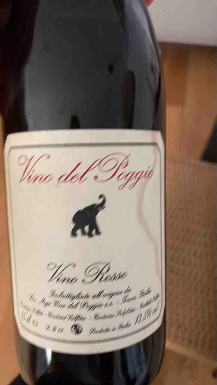 Vino Rosso - Vino del Poggio - Andrea Cervini 