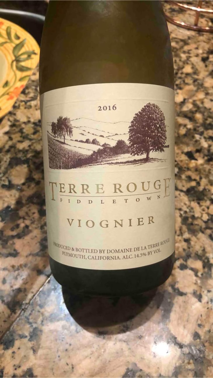 Viognier - plymouth, california - Domaine de la terre rouge 