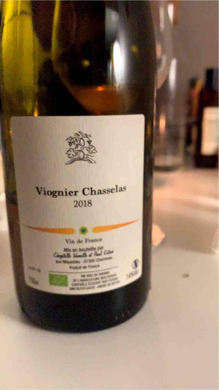 Viognier Chasselas - Domaine des Miquettes - Chrystelle Vareille & Paul Estève 