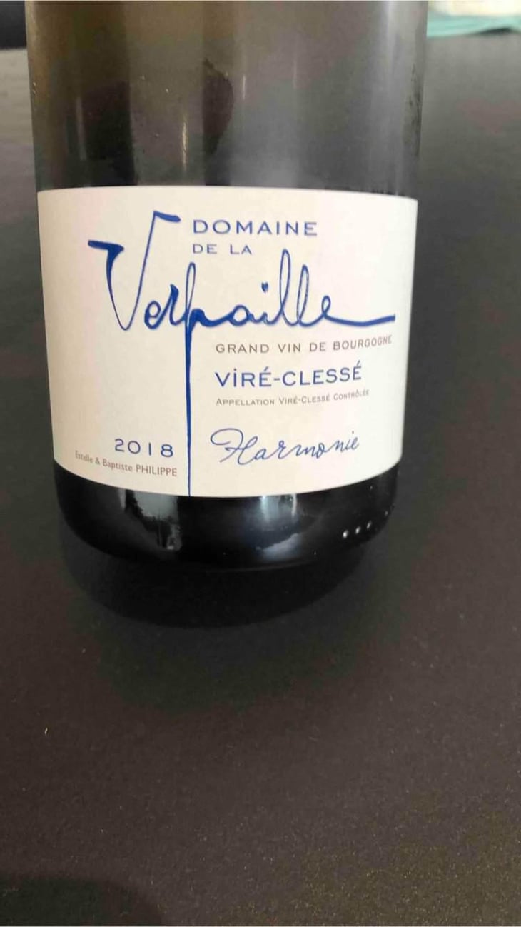Viré-Clessé - Domaine De La Verpaille - Estelle & Baptiste Philippe 