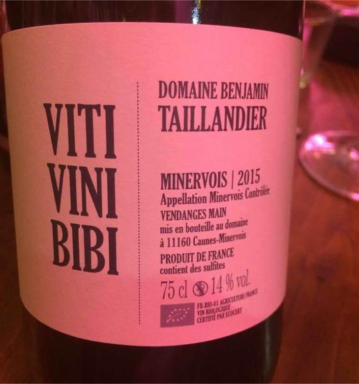 Viti Vini Bibi - Domaine Benjamin Taillandier - Benjamin Taillandier 