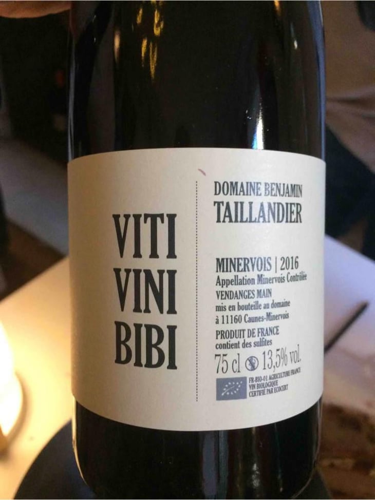 Viti Vini Bibi - Domaine Benjamin Taillandier - Benjamin Taillandier 