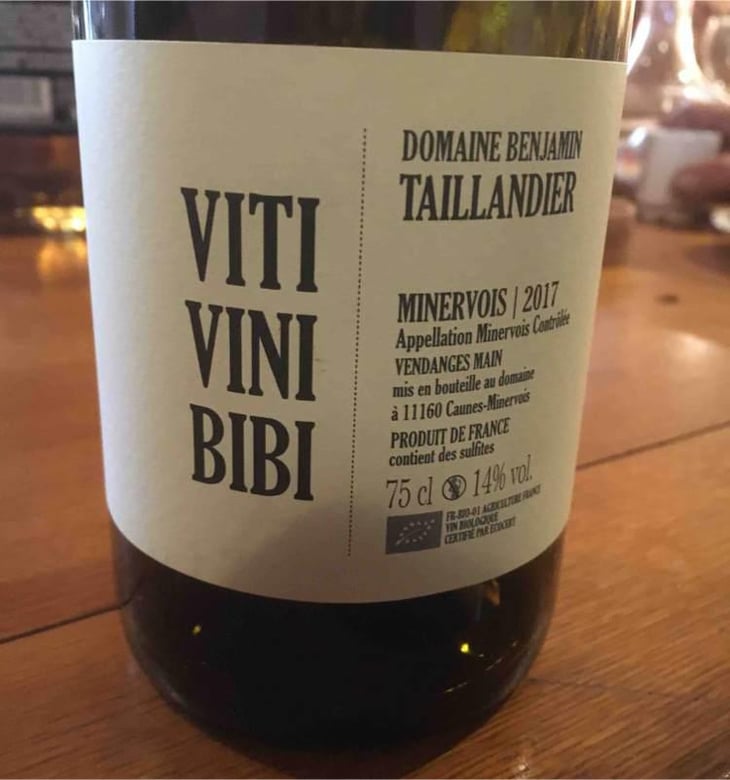 Viti Vini Bibi - Domaine Benjamin Taillandier - Benjamin Taillandier 