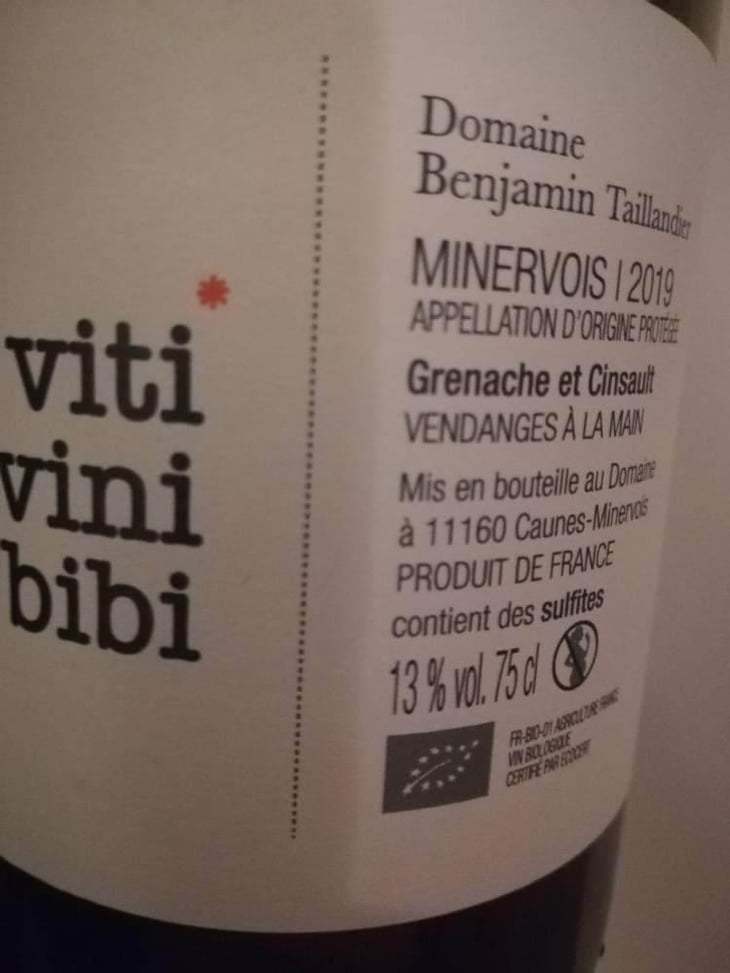 Viti Vini Bibi - Domaine Benjamin Taillandier - Benjamin Taillandier 