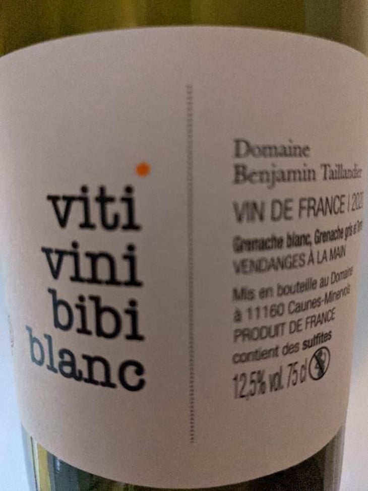 Viti Vini Bibi - Domaine Benjamin Taillandier - Benjamin Taillandier 
