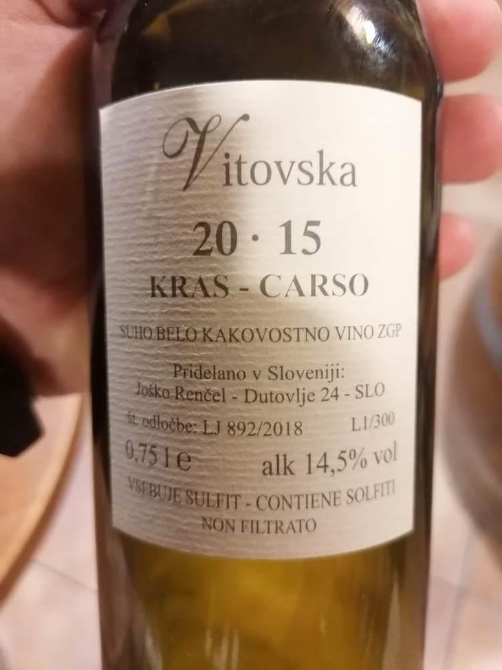 Vitovska - Rencel - Josko Rencel 