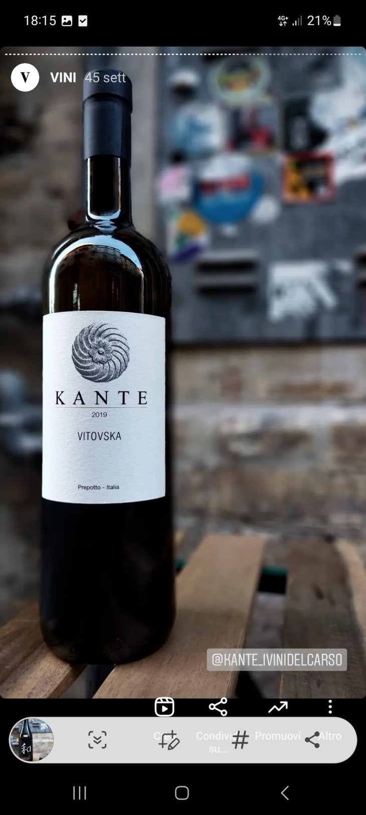 Vitovska - Azienda Agricola Kante - Edi Kante 
