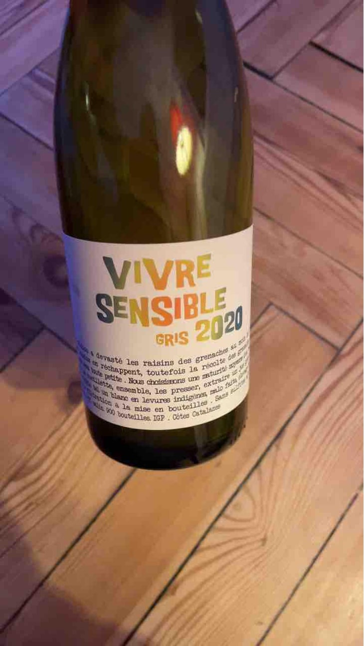 Vivre Sensible Gris - Vignoble Réveille - France Crispeels -2020