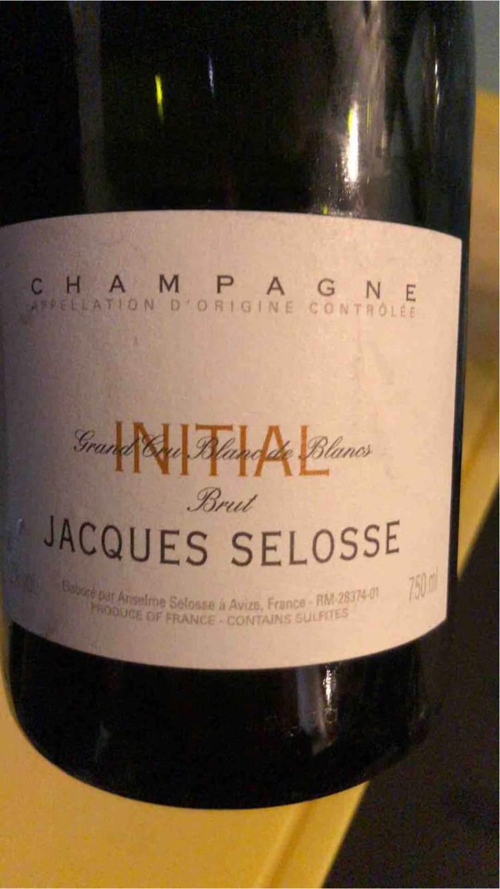 V.O. Grand Cru Blanc de Blancs Extra Brut - Champagne Jacques Selosse - Anselme Selosse 