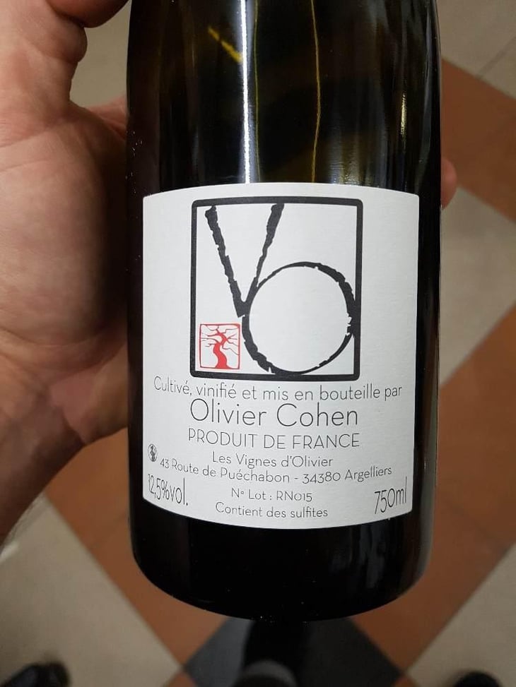 VO Rouge - Les Vignes d'Olivier - Olivier Cohen 