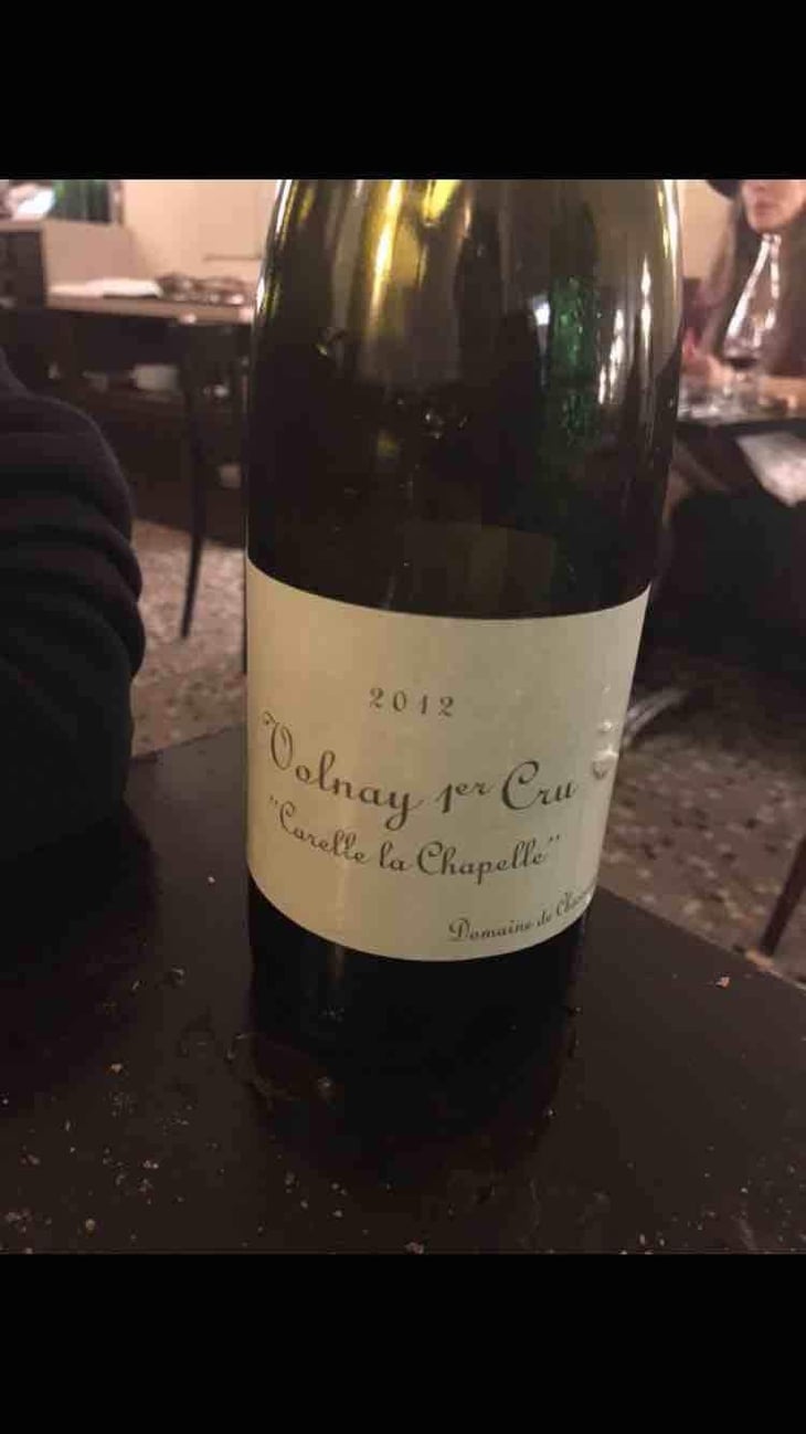 Volnay 1er Cru "Carelle La Chapelle" - Domaine de Chassorney - Frédéric Cossard 