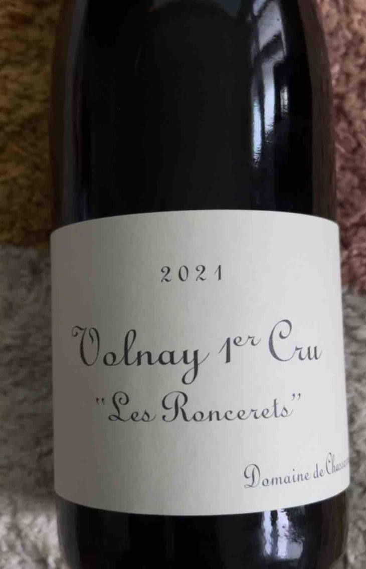 Volnay 1er Cru "Les Roncerets" - Domaine de Chassorney - Frédéric Cossard 