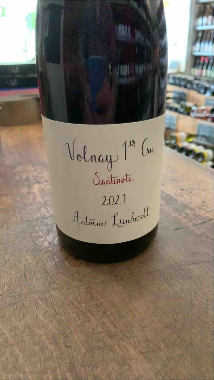Volnay 1er Cru "Santenots" - Antoine Lienhardt - Antoine Lienhardt 