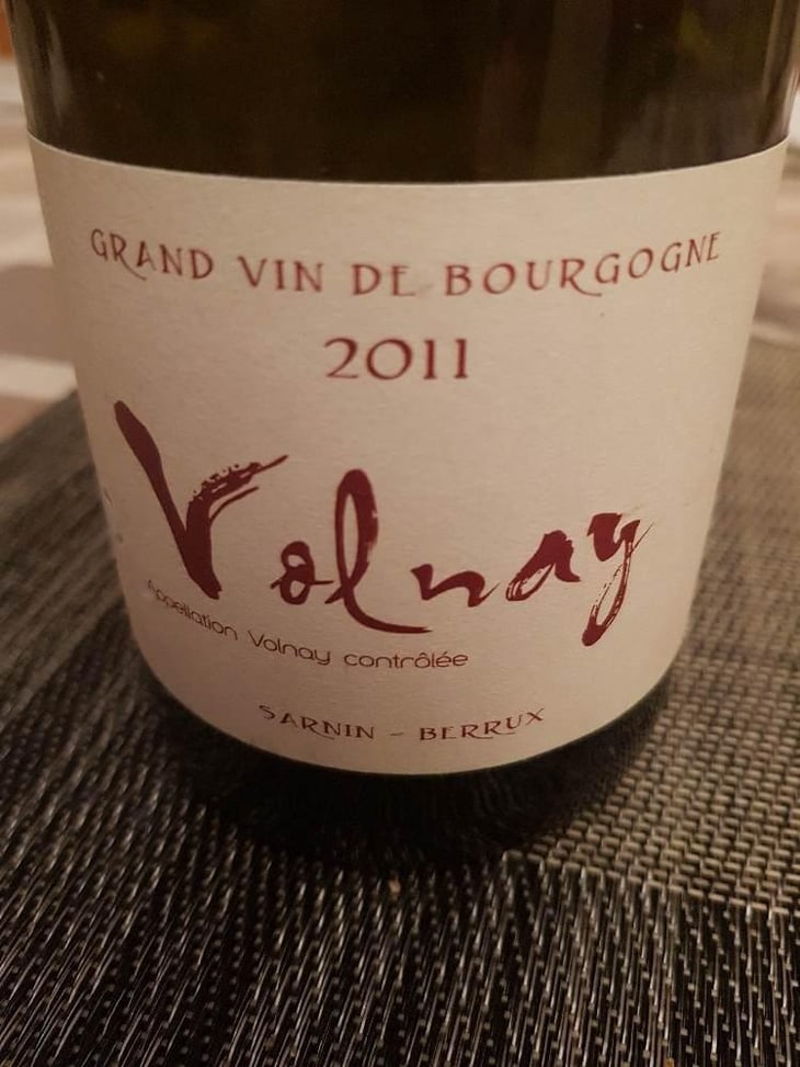 Volnay - Sarnin-Berrux - Jean-Pascal Sarnin & Jean-Marie Berrux 