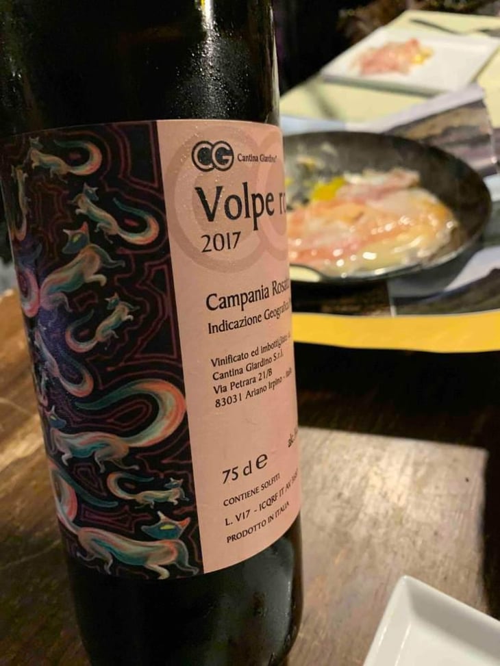 Volpe Rosa - Cantina Giardino - Antonio Di Gruttola & Daniela De Gruttola 