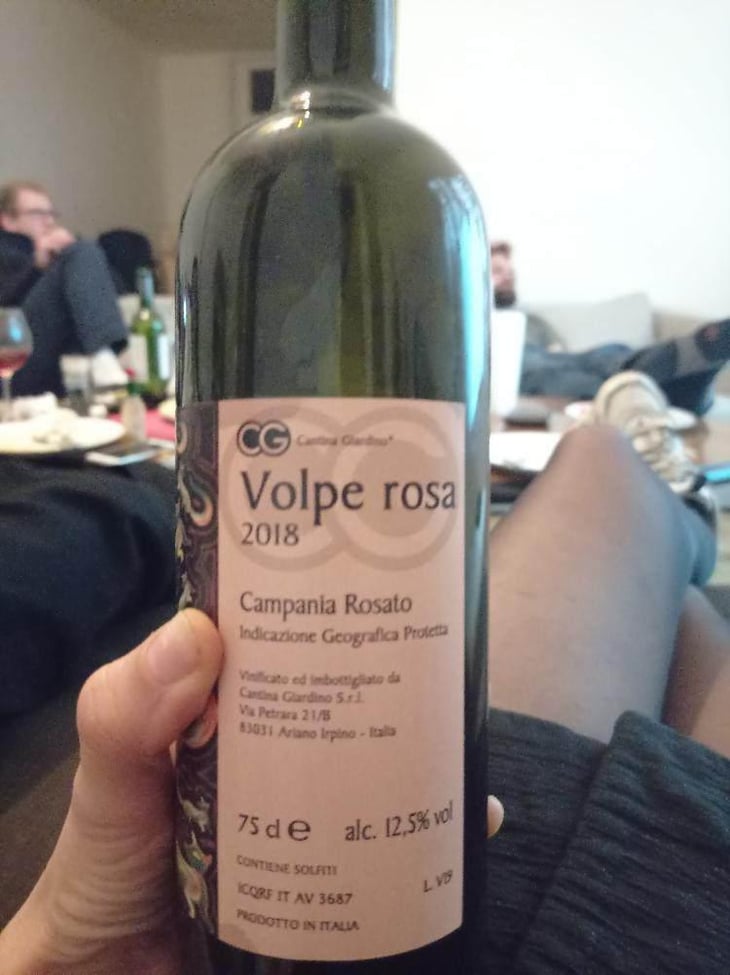 Volpe Rosa - Cantina Giardino - Antonio Di Gruttola & Daniela De Gruttola 