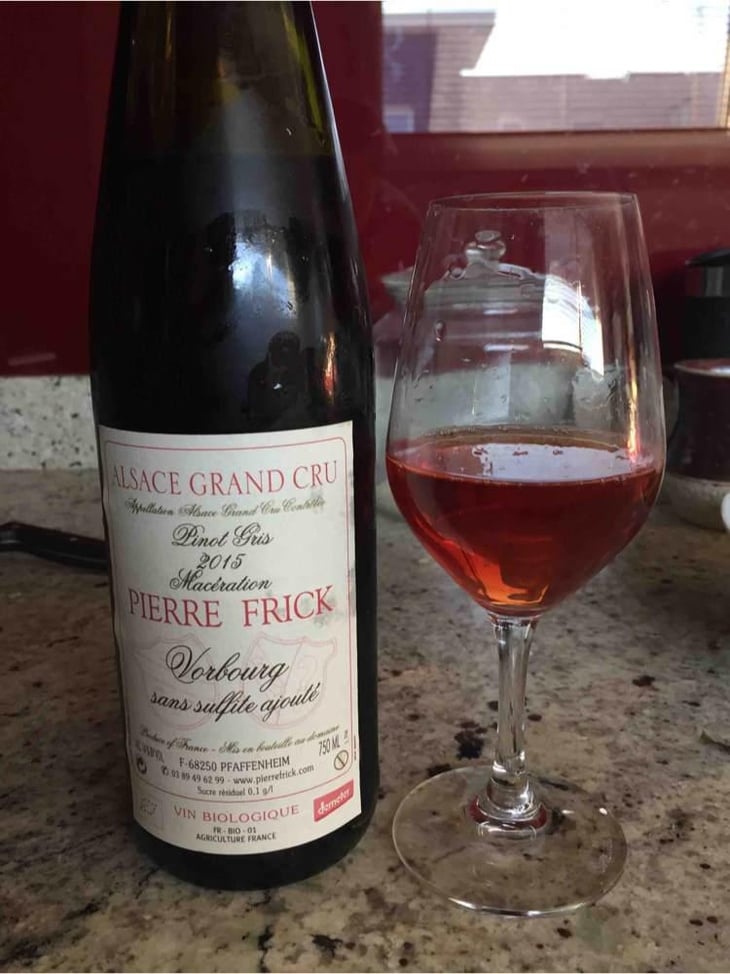 Vorbourg Pinot Gris Macération - Domaine Pierre Frick - Jean-Pierre, Chantal et Thomas Frick 