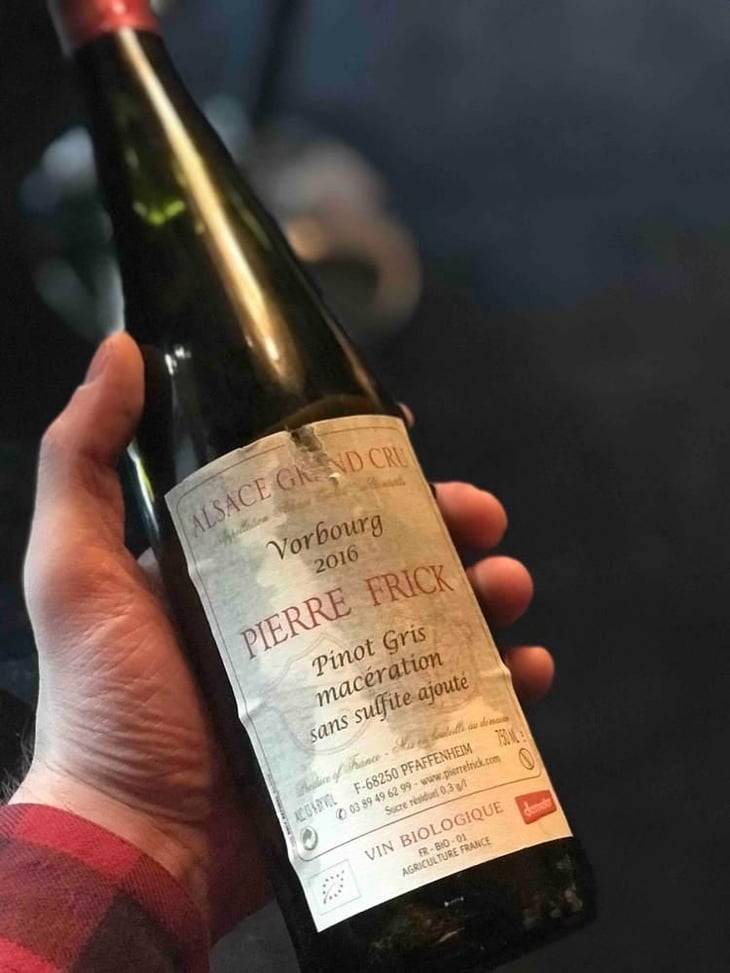 Vorbourg Pinot Gris Macération - Domaine Pierre Frick - Jean-Pierre, Chantal et Thomas Frick 