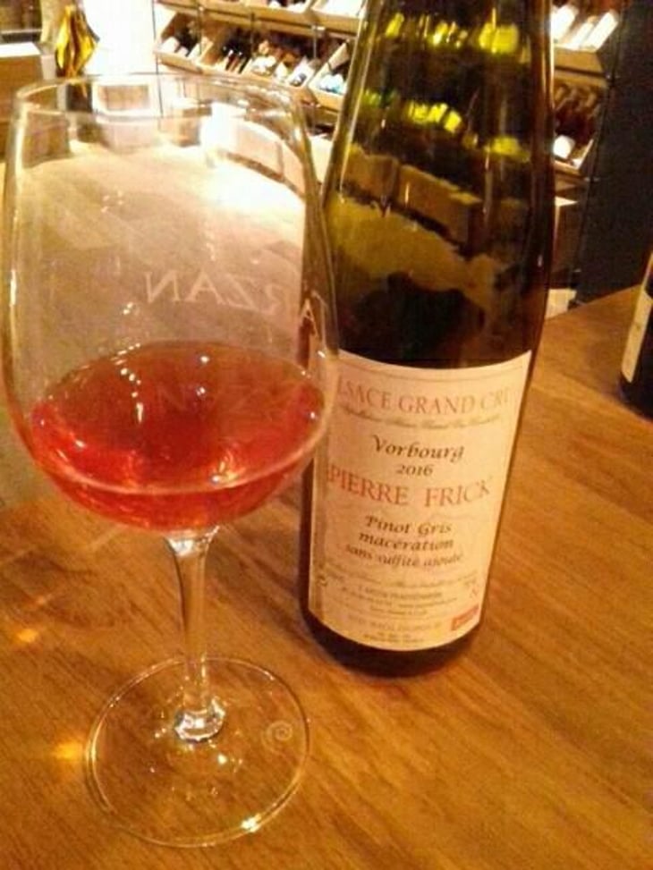 Vorbourg Pinot Gris Macération - Domaine Pierre Frick - Jean-Pierre, Chantal et Thomas Frick 