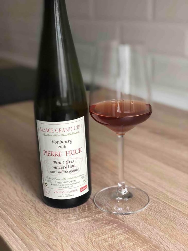 Vorbourg Pinot Gris Macération - Domaine Pierre Frick - Jean-Pierre, Chantal et Thomas Frick 