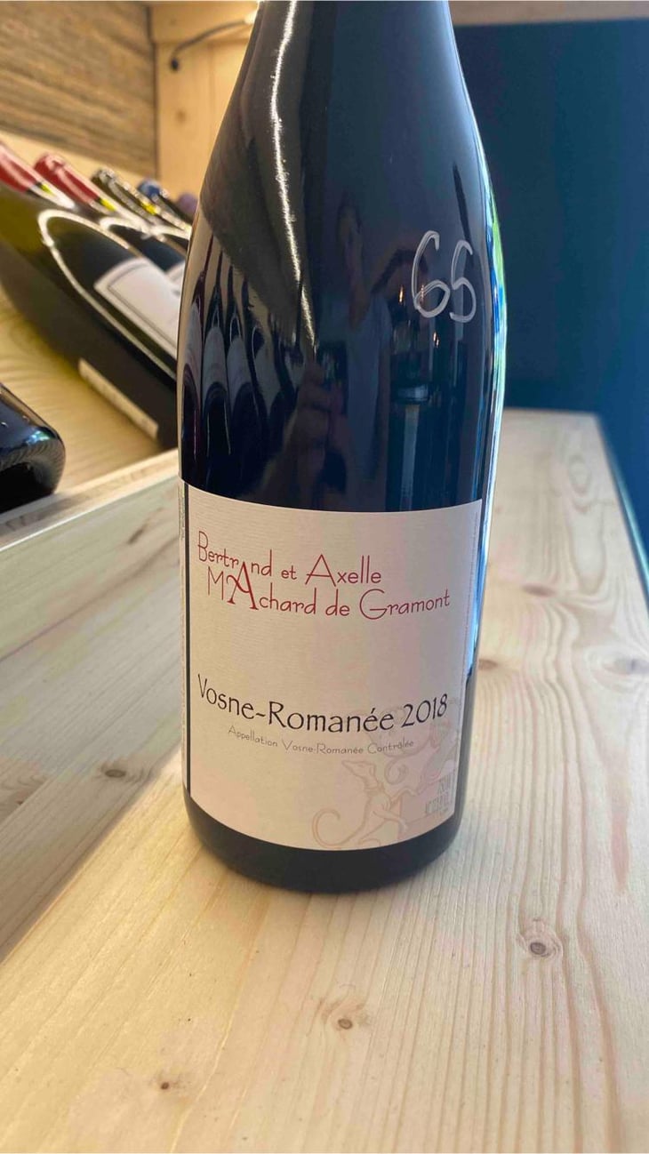 Vosne Romanée - Domaine Bertrand et Axelle Machard de Gramont - Bertrand et Axelle Machard De Gramont -2018